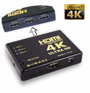 Разветвитель HDMI 3 в 1/ HDMI концентратор, switch, свитчер, сплиттер 4К