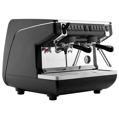 Кофемашина Nuova Simonelli Appia Life Compact 2Gr V 220V, бойлер 7.5л, черная, экономайзер