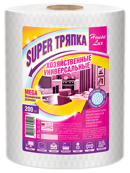 Салфетки универсальные House Lux Super 25х23 см