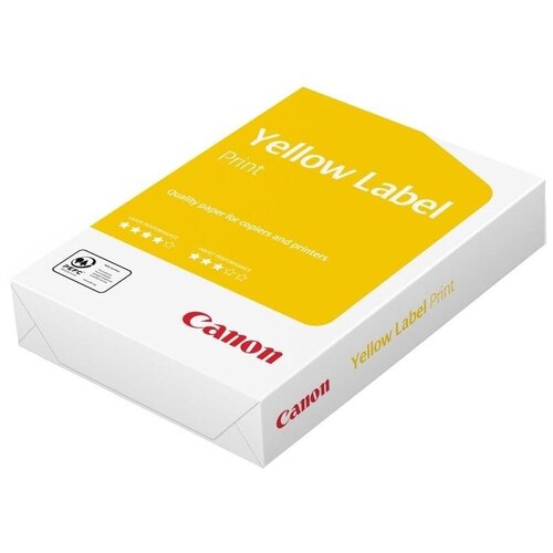 Бумага белая Canon OCE Yellow Label Print (А4, 80 г/кв. м, 146% CIE) 500 листов, 5 уп.