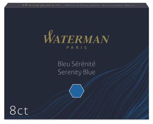 Картридж чернильный для перьевой ручки WATERMAN Cartridge Size Standard син