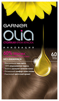Olia Стойкая крем-краска для волос, 160 мл, 1.0, Глубокий черный