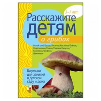 Набор карточек Мозаика-Синтез Расскажите детям о грибах 21x15 см 12 шт.