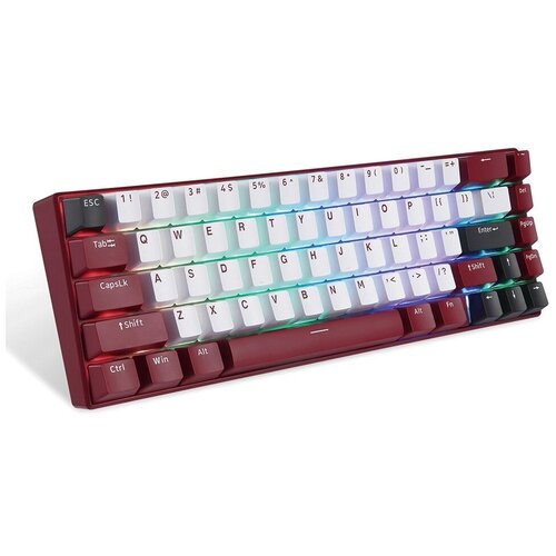 Клавиатура Motospeed BK67 Blue Switch Белыйкрасный 569000₽