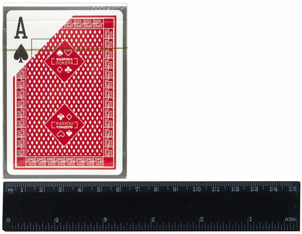 Карты для покера (пластиковые, с увеличенным индексом) Фабрика игр - фото №10