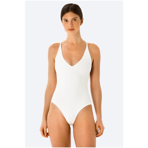 фото Слитный купальник my nude nymph, размер s, белый