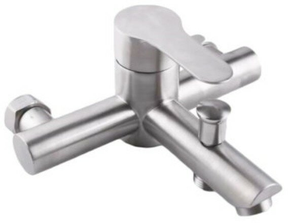 фото Смеситель для ванны с душевым комплектом CULTO FERRO BS01FR с коротким изливом