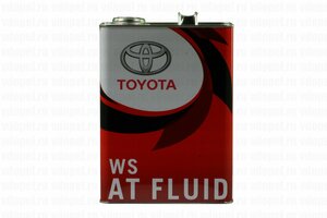 Масло трансмиссионное WS AT Fluid TOYOTA (металл) (4л)