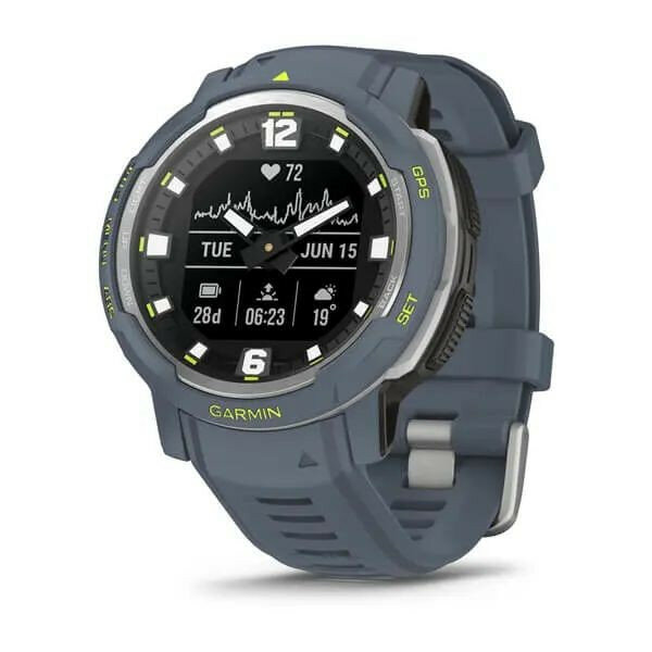 Умные часы Garmin Instinct Crossover - Standard Edition, синий гранит 010-02730-04