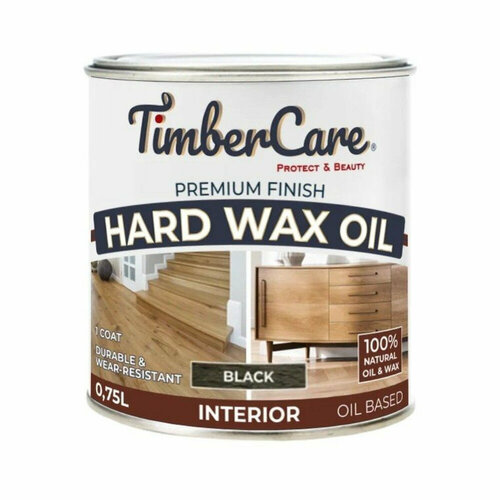 фото Масло для дерева и мебели с твердым воском timbercare hard wax color oil орех/ english color, 0.75 л