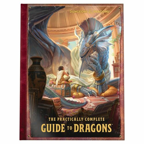 Книга приключений Dungeons and Dragons - The Practically Complete Guide to Dragons на английском языке (альтернативная обложка)