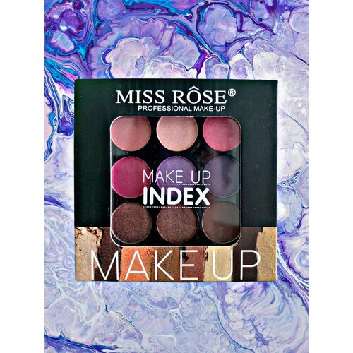 Палетка теней для век Miss Rose - яркая и стойкая!