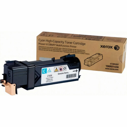 106R01456 Тонер Xerox Phaser 6128 голубой (2 500 стр.) EOL