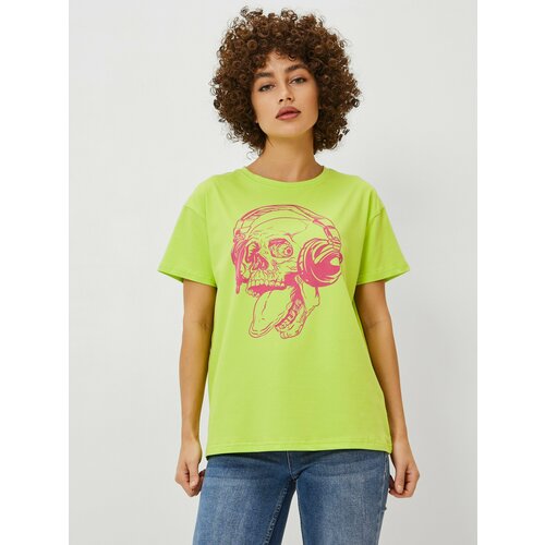 фото Футболка vosq, размер l, зеленый