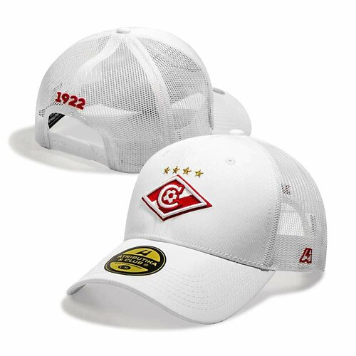 фото Бейсболка atributika & club, размер 55-58, белый