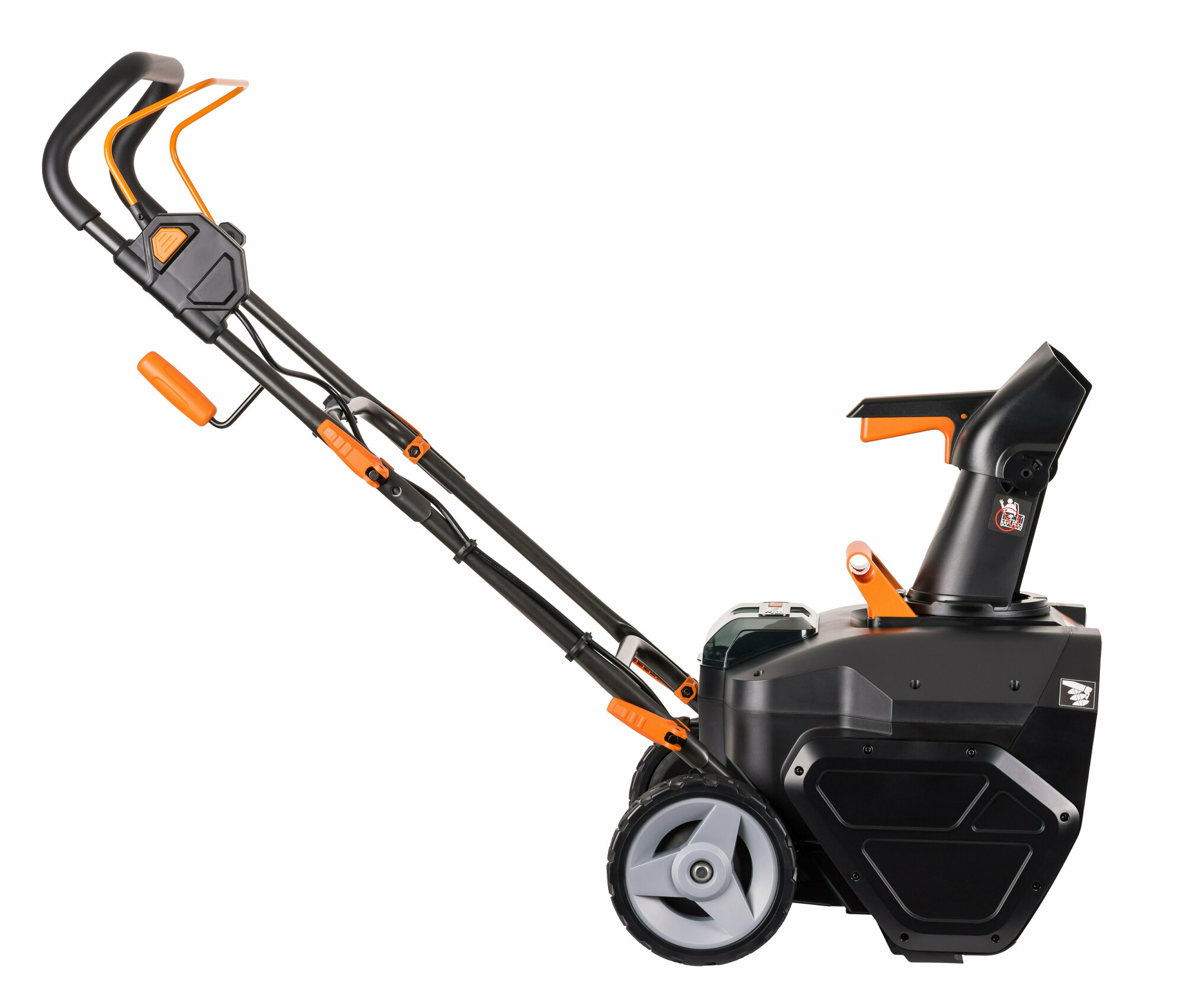 Снегоуборщик аккумуляторный Worx WG471E, 50 см 18 В, АКБ и ЗУ в комплекте - фото №12