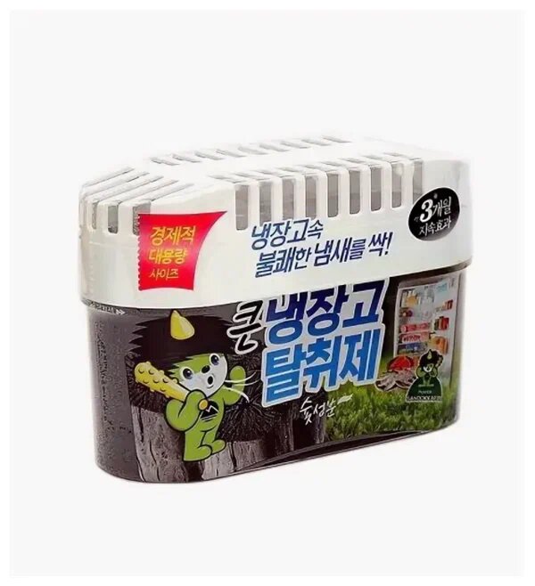 Sandokkaebi Поглотитель запаха для холодильника / Нейтрализатор запахов древесный / Освежитель для холодильника / Корея