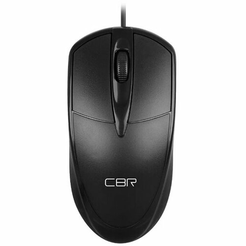 CBR CM 121 Black Мышь проводная оптическая USB 1000 dpi 3 кнопки и колесо прокрутки длина кабеля 2 м цвет чёрный 56000₽