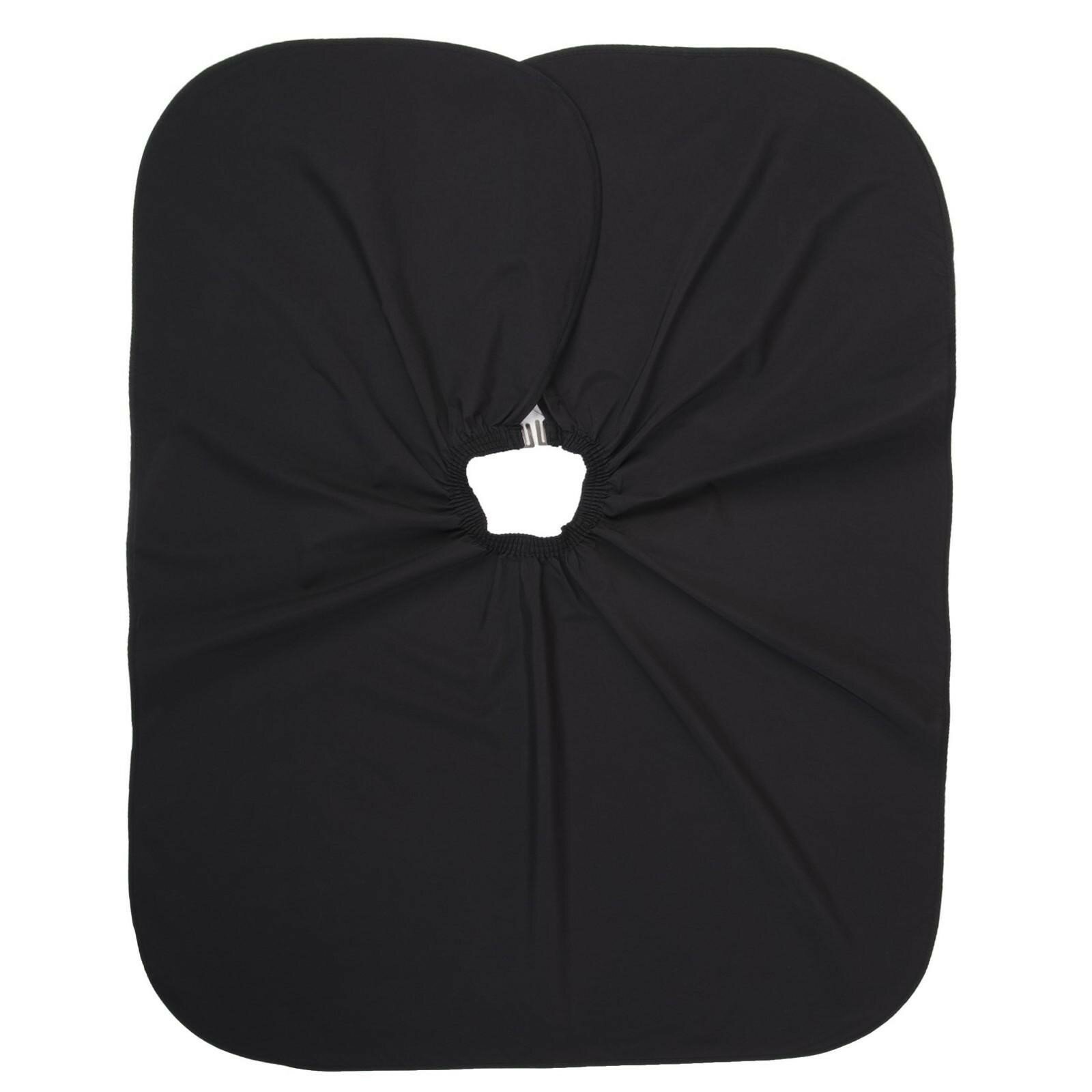 Пелерина парикмахерская с крючком цвет чёрный