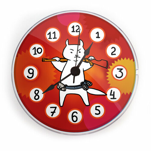 Часы на магните 