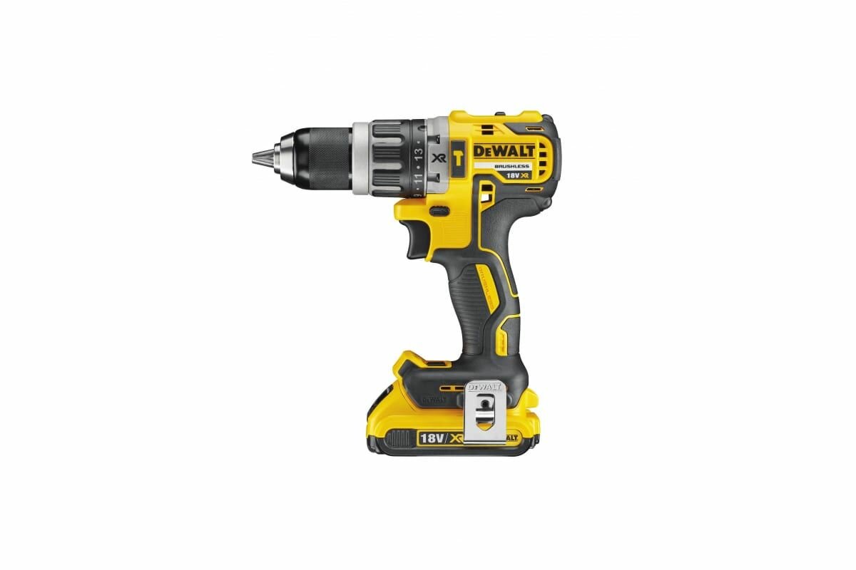 Бесщеточная ударная дрель-шуруповерт 2 акб, з/у DEWALT DCD796D2