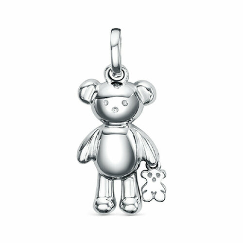 Подвеска Maskom, серебро, 925 проба, родирование, золотистый