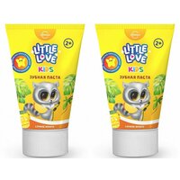 Свобода Little love Детская зубная паста Сочное манго 2&#43;, 50 мл, 2 штуки в комплекте. Предназначена  ...