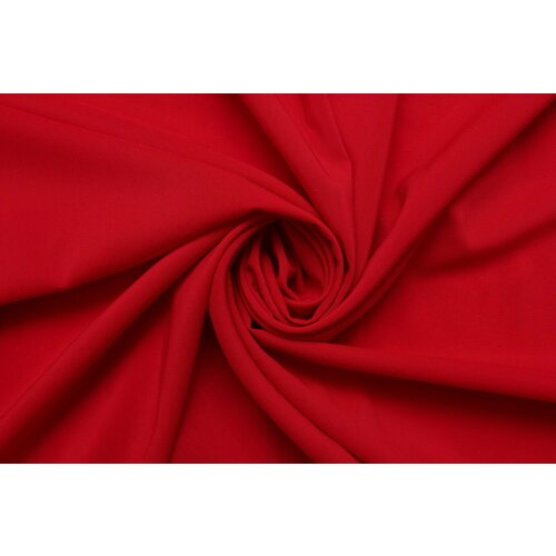 Ткань Шифон-стрейч вишнёво-красный, ш146см, 0,5 м ткань шифон алый ш146см 0 5 м