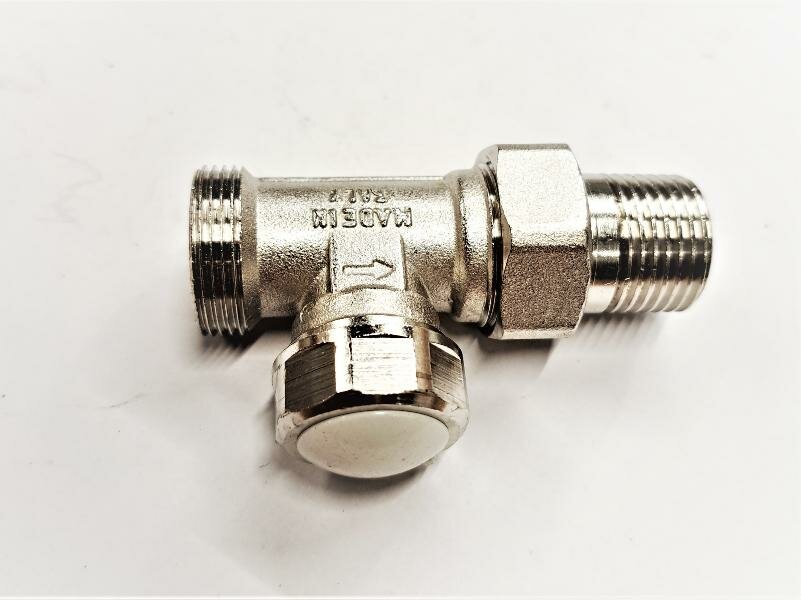 фото Клапан прямой стопорный с балансировочной подстройкой 1/2"xM24x19 FIV