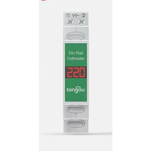 Однофазный вольтметр на DIN-рейку TONGOU