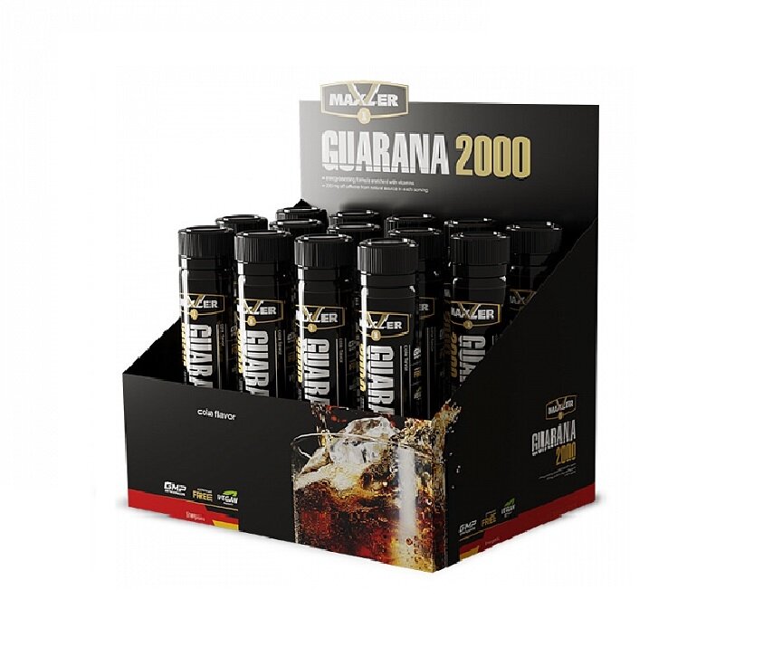 Maxler Guarana 2000 - 14 амп. 25 мл (Maxler) Кола