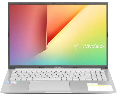 Ноутбук ASUS Vivobook 16 X1605ZA-MB721 16"1920x1200 IPS Intel Core i5-12500H ядра: 4 + 8 х 2.5 ГГц + 1.8 ГГц RAM 16 ГБ SSD 512 ГБ Intel Iris Xe Graphics без ОС серебристый
