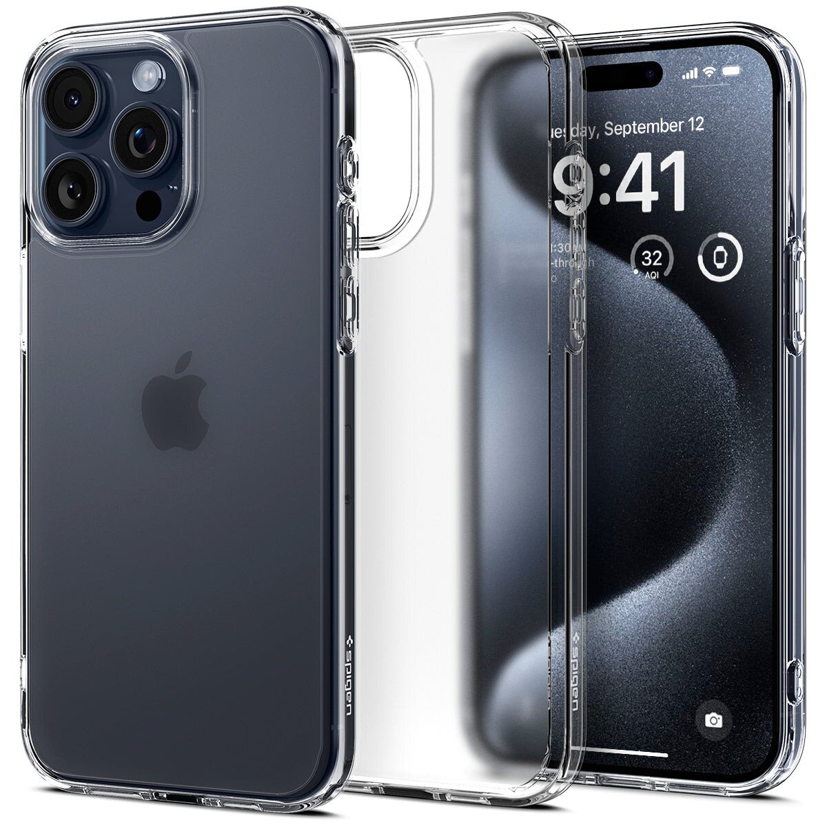 Чехол SPIGEN для iPhone 15 Pro - Ultra Hybrid - Прозрачный - ACS06708