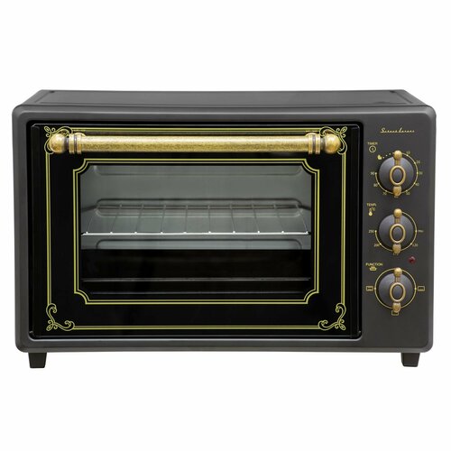 Мини-печь электрическая Schaub Lorenz SLE OZ4031 3 режима 40л мощность 14 кВт верхний и нижний нагрев таймер 90 мин автоматическое отключение со звуковым сигналом ретро дизайн 899000₽