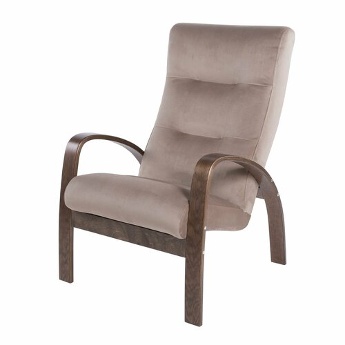 Кресло Ладога-2 арт GT4299-МТ010 1 уп каркас Орех ткань Премьер 08 сиденье беж 16286₽