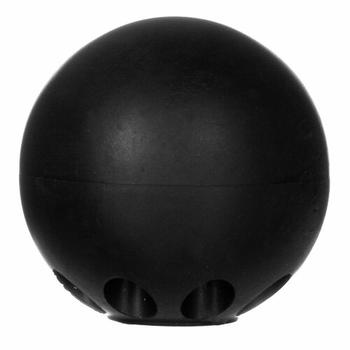 Упор дверной с крепежом черный 1300₽