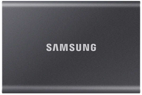 1 ТБ Внешний SSD Samsung T7, USB 3.2 Gen 2 Type-C, серый