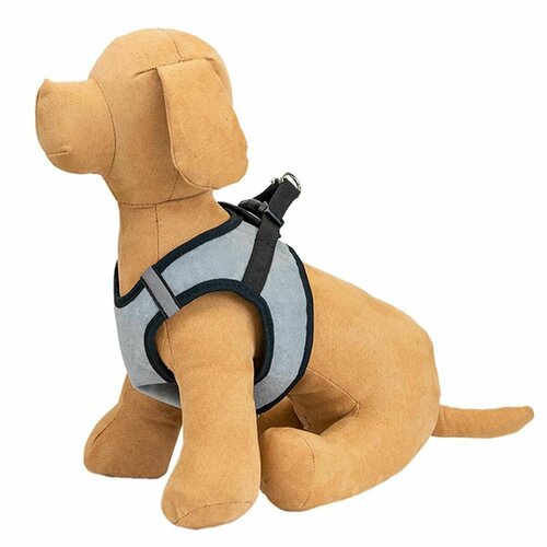 Шлейка для животных ZooM - Герда текстиль трехслойная XL обхват груди 40-45 см серая 1 шт 1479₽