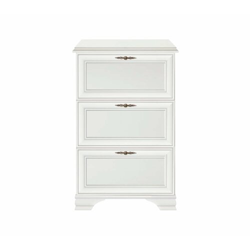 Тумба для обуви БРВ Мебель KENTAKI S320-SFВ3B Белый