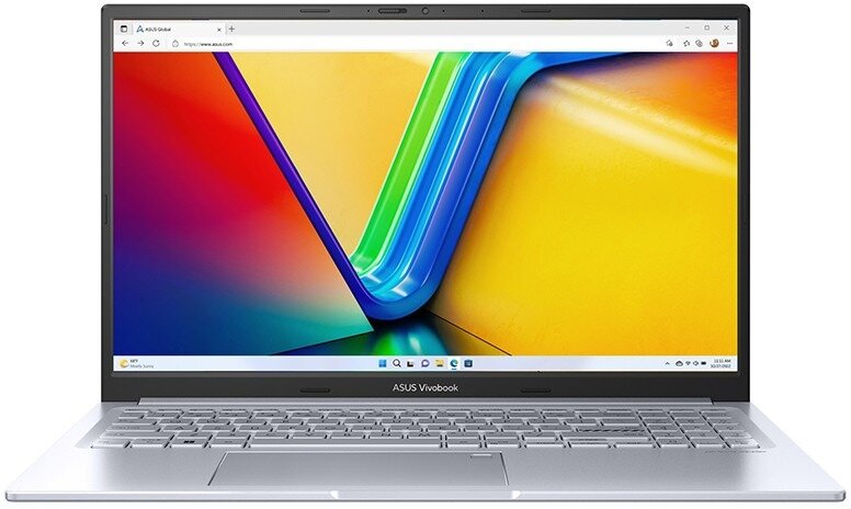 Ноутбук ASUS VivoBook 15X K3504VA-BQ527 90NB10A2-M00MB0 (15.6", Core i5 1335U, 16Gb/ SSD 1024Gb, Iris Xe Graphics eligible) Серебристый - фото №2