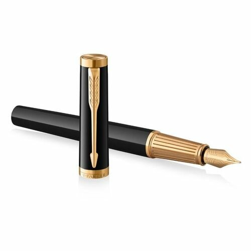 Ручка перьев. Parker Ingenuity Core F570 (2182005) Black GT F ст. нерж. подар. кор.