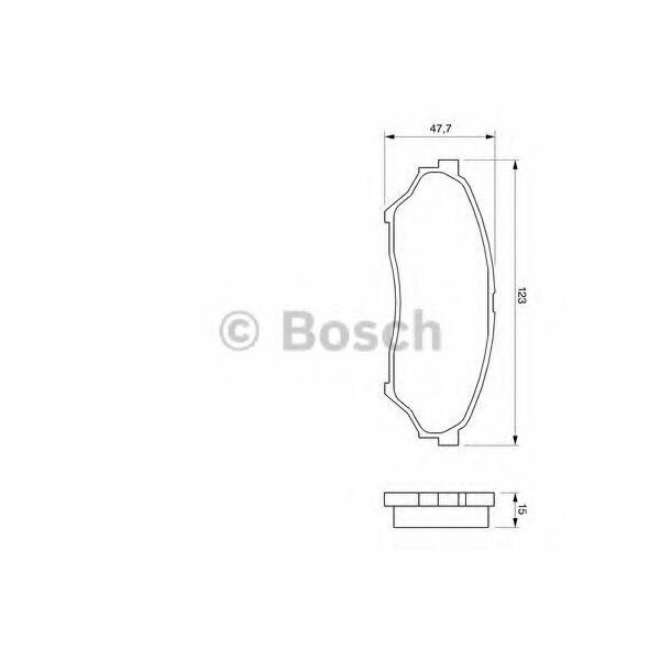 Тормозные колодки Bosch - фото №12