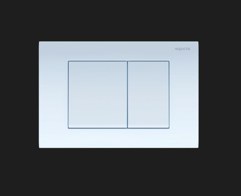 Панель смыва Small Белая (клавиши квадрат) для INS-0000018 с верхней кнопкой смыва TDI-0000004 (010A)