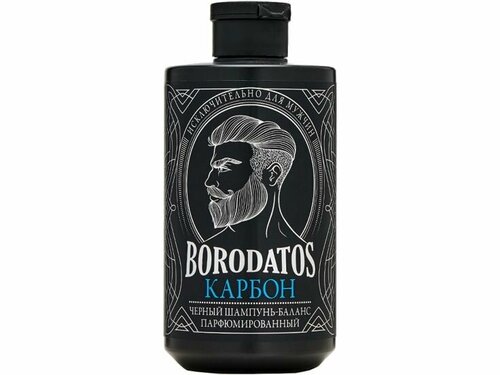 Черный шампунь-баланс Borodatos карбон