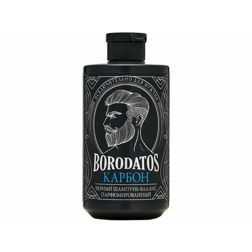 Черный шампунь-баланс Borodatos карбон