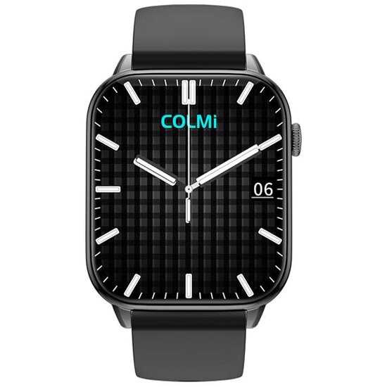 Умные часы Colmi C60 Silicone Strap Black-Black - фото №5