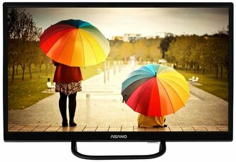 Телевизор LED 24" Asano 24LH8110T черный SmartTV .