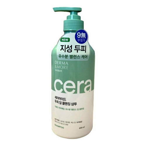 Aekyung Derma More Шампунь для жирной кожи головы глубокое очищение, 600 мл