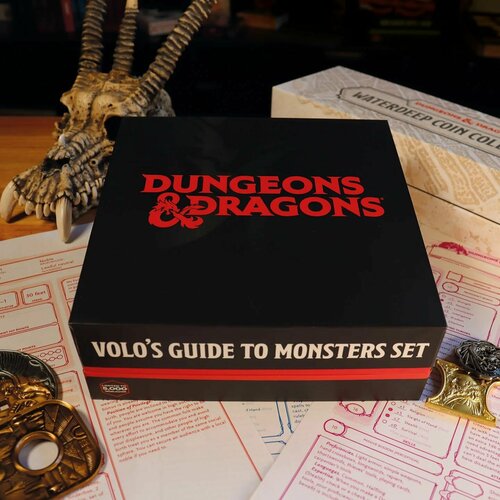 Набор медальонов Dungeons & Dragons Volo's Guide to Monsters dungeons gold