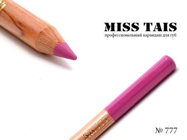 Miss Tais /Карандаш для губ Miss Tais №777 розово-малиновый (Чехия)